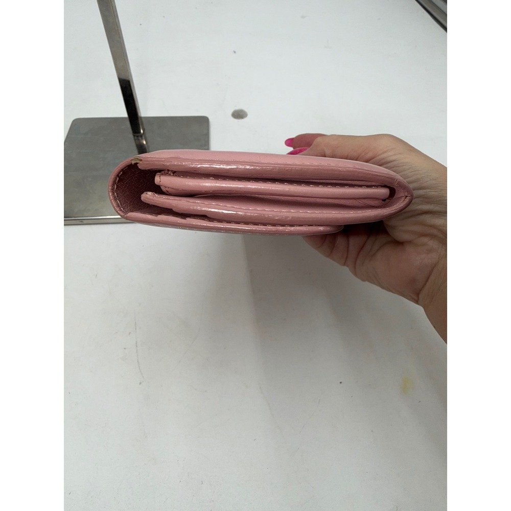 Fendi Vitello Century Hypnoteyed Pink Zippy Continental Wallet in Bubblegum - Picture 7 of 16